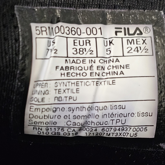 Fila Turbo Fuel Energized Mesh Running Shoes - Picture 6 of 6